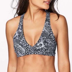 RARE Lululemon Raise The Barre Bra in Nouveau Starlight Black